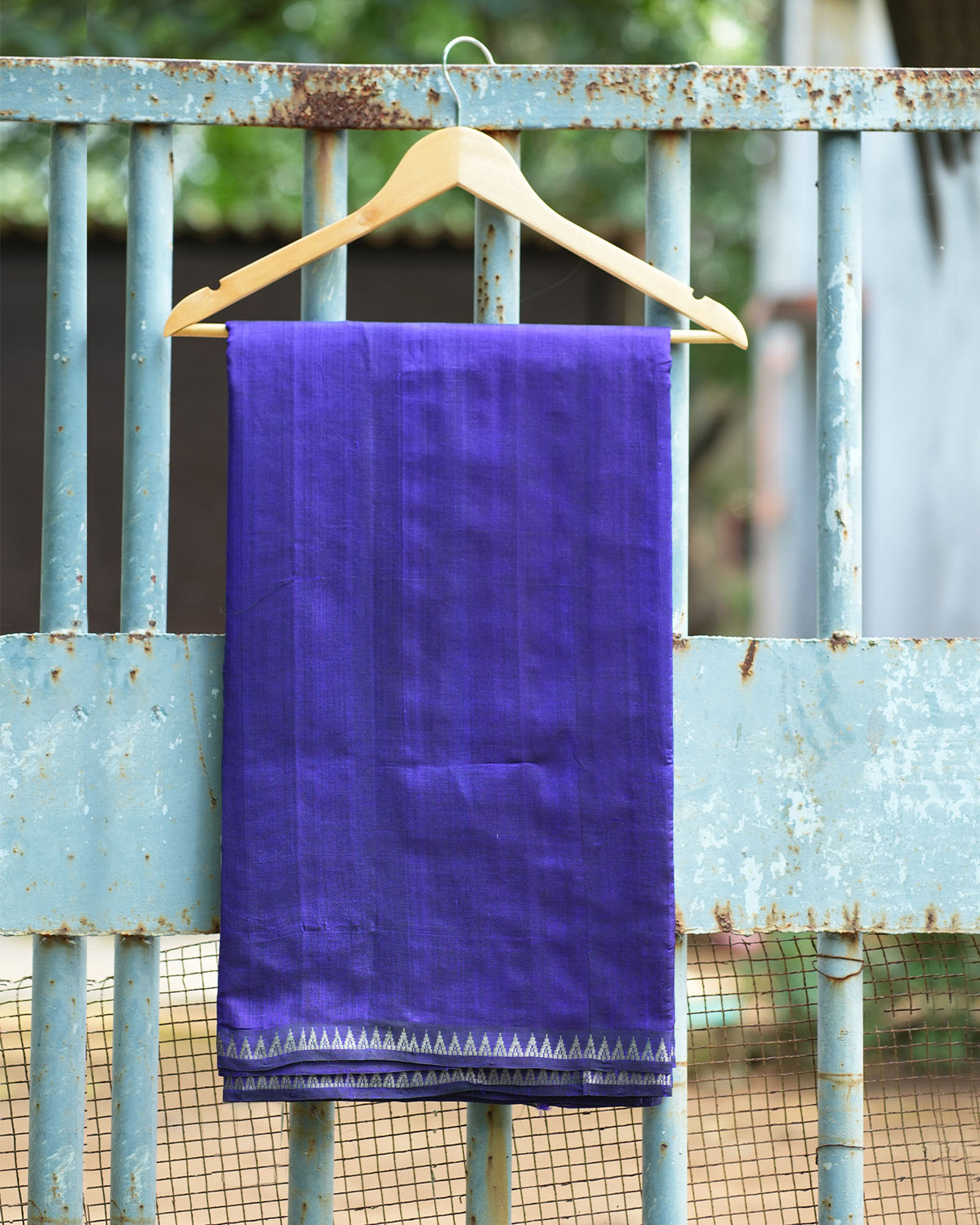 Pure Mangalgiri Pattu With Patch Work