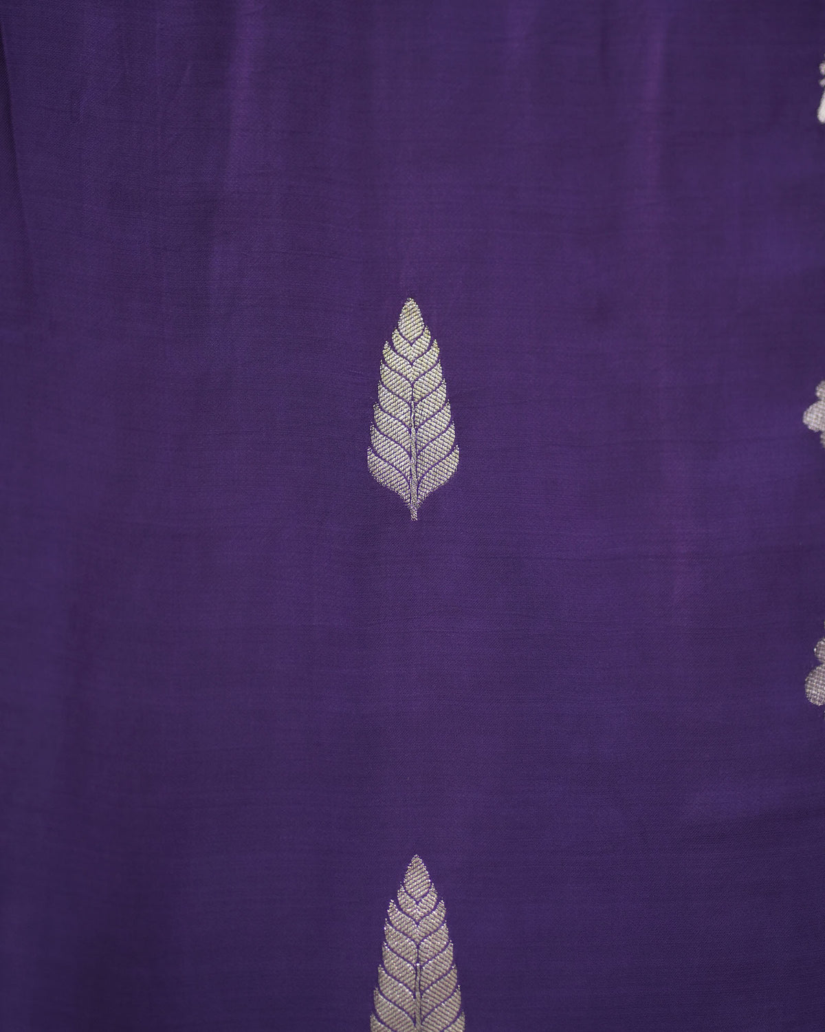 Purple Banarasi Silk