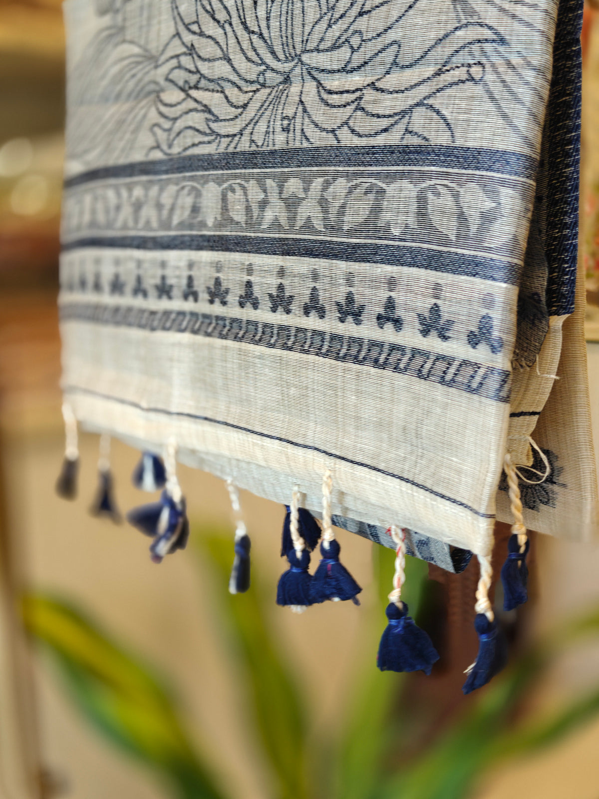 Linen By Cotton Jamdani