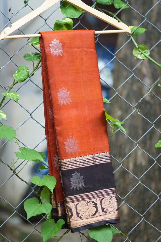 Green Leaf Pattu Saree