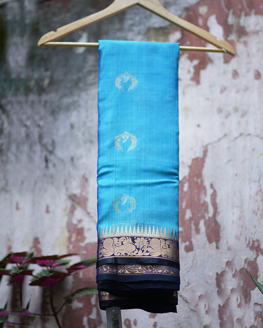 Green Leaf Pattu Saree