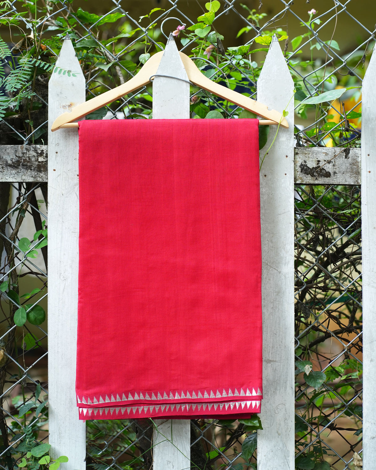 Pure Mangalgiri Pattu With Patch Work