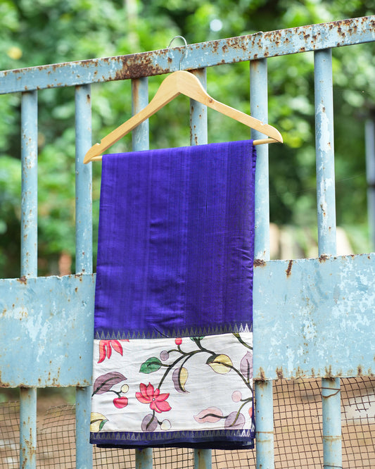 Pure Mangalgiri Pattu With Patch Work