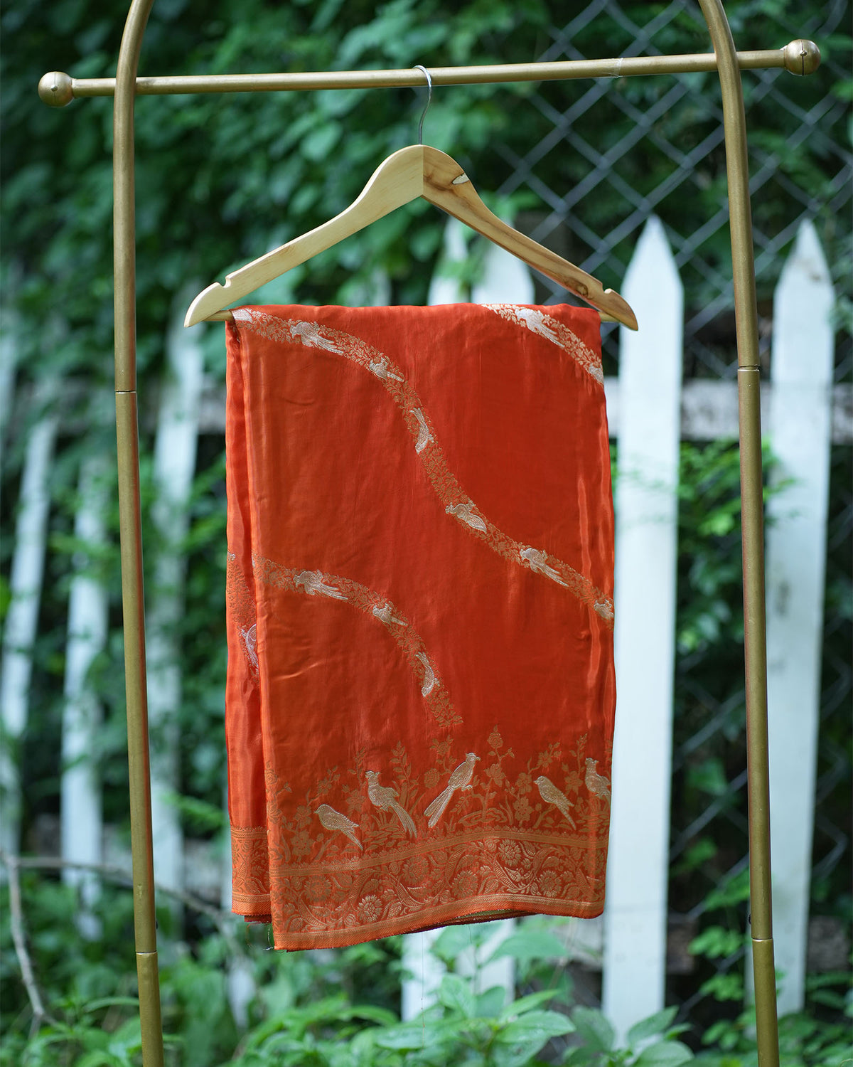 Banarasi Silk Bird Weaving