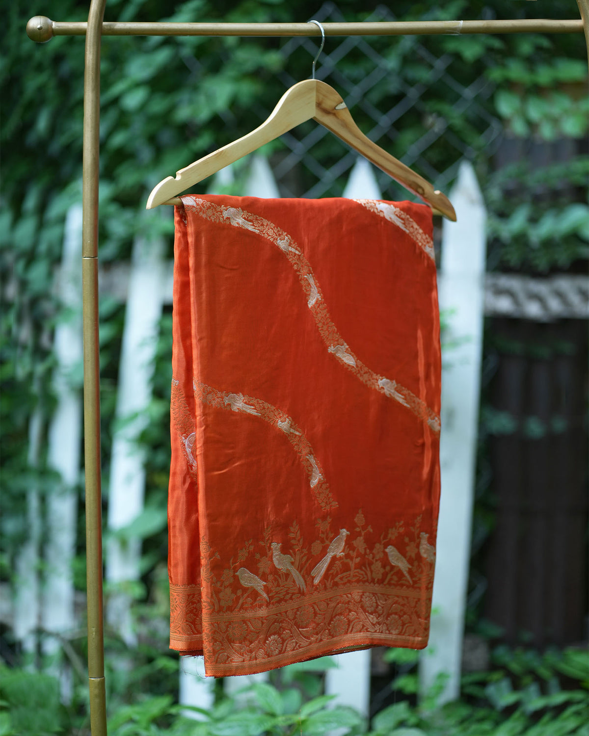 Banarasi Silk Bird Weaving