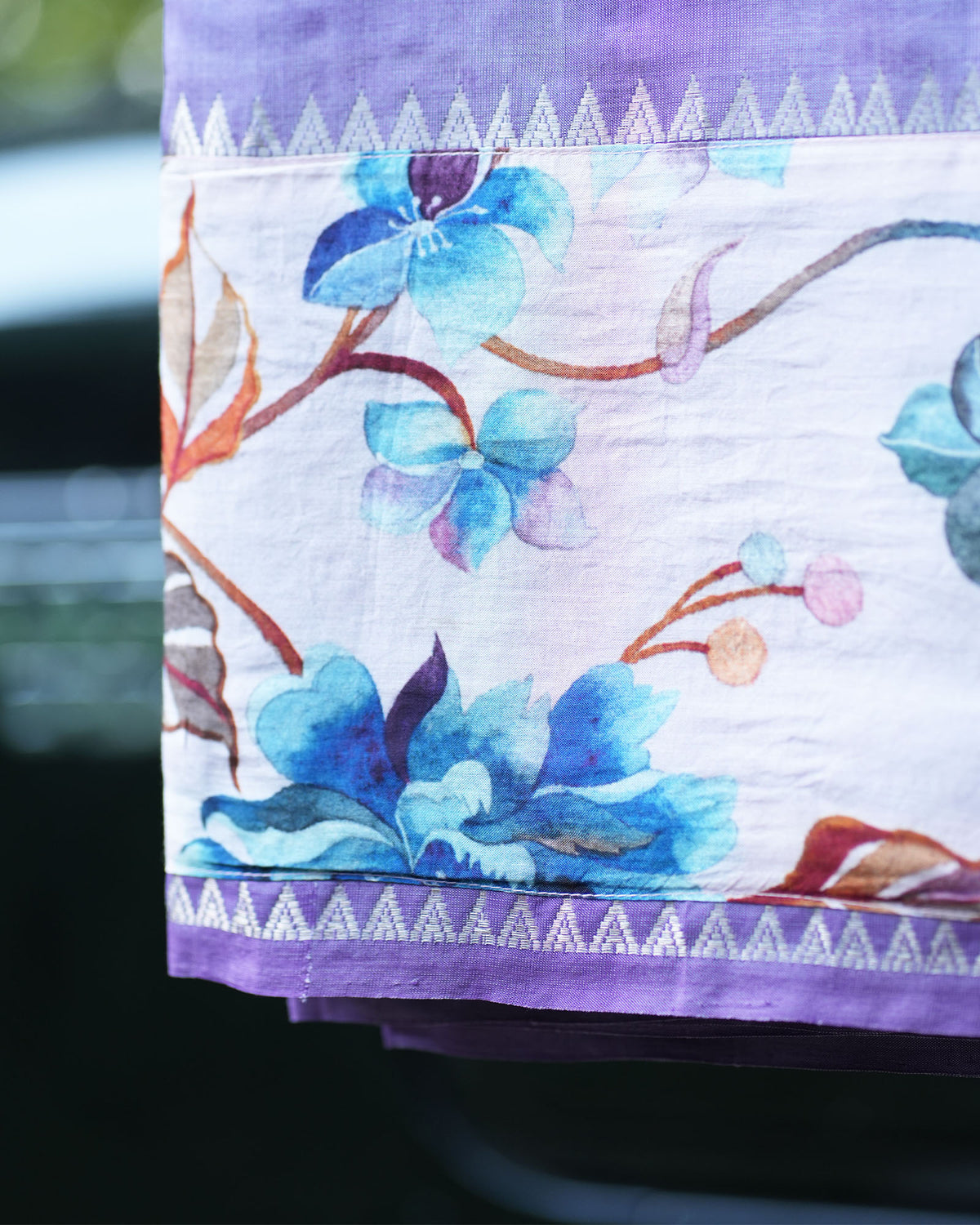 Pure Mangalgiri Pattu With Patch Work