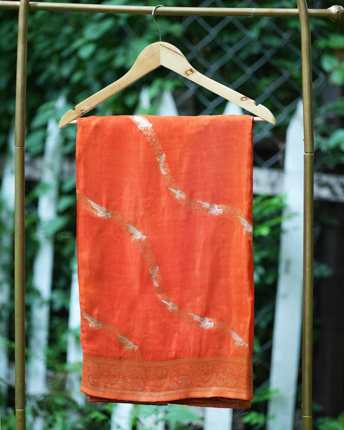 Banarasi Silk Bird Weaving