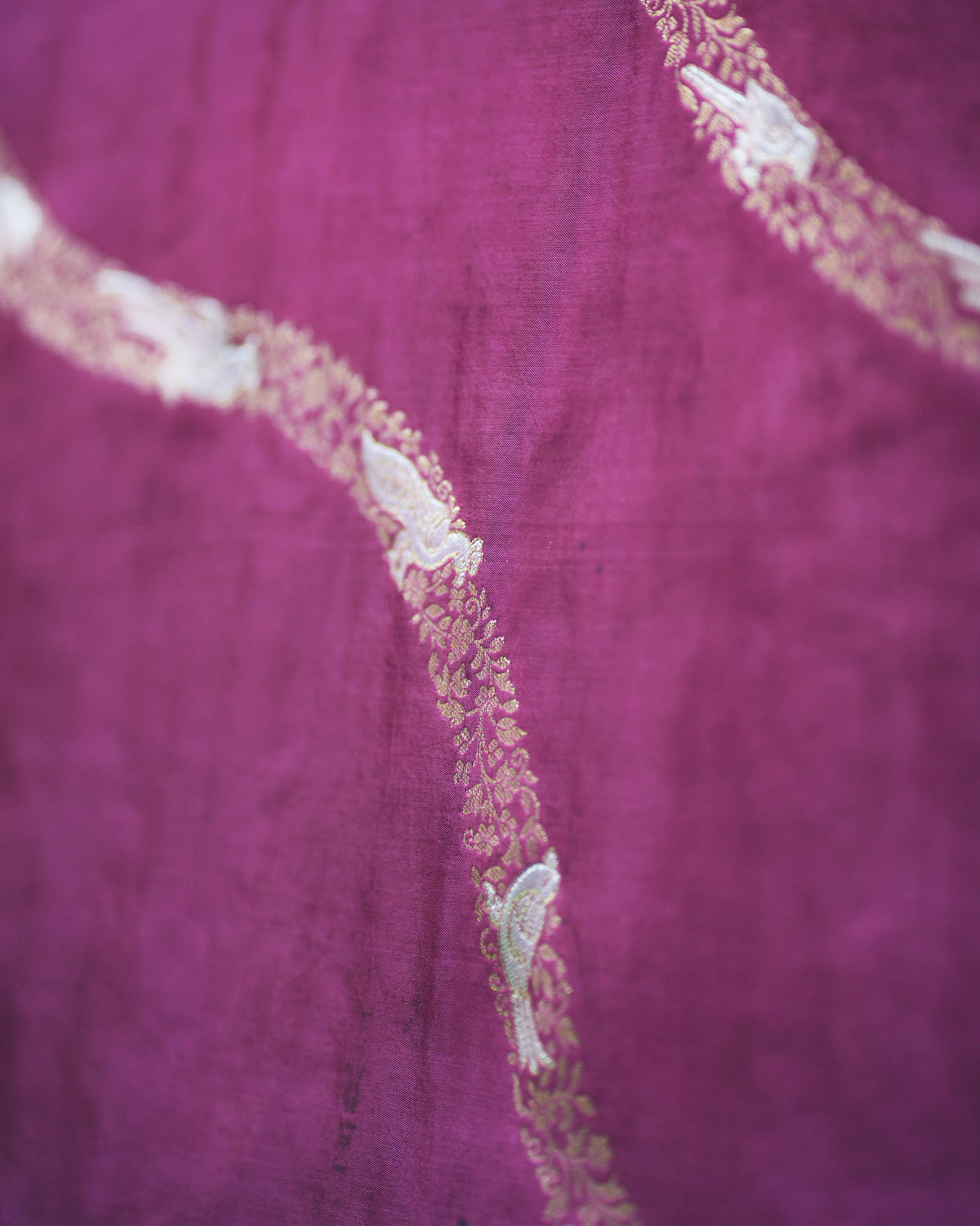 Banarasi Silk Bird Weaving