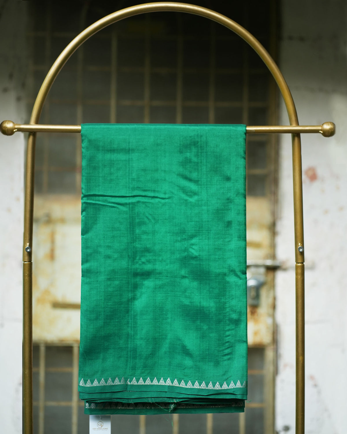 Pure Mangalgiri Pattu With Patch Work