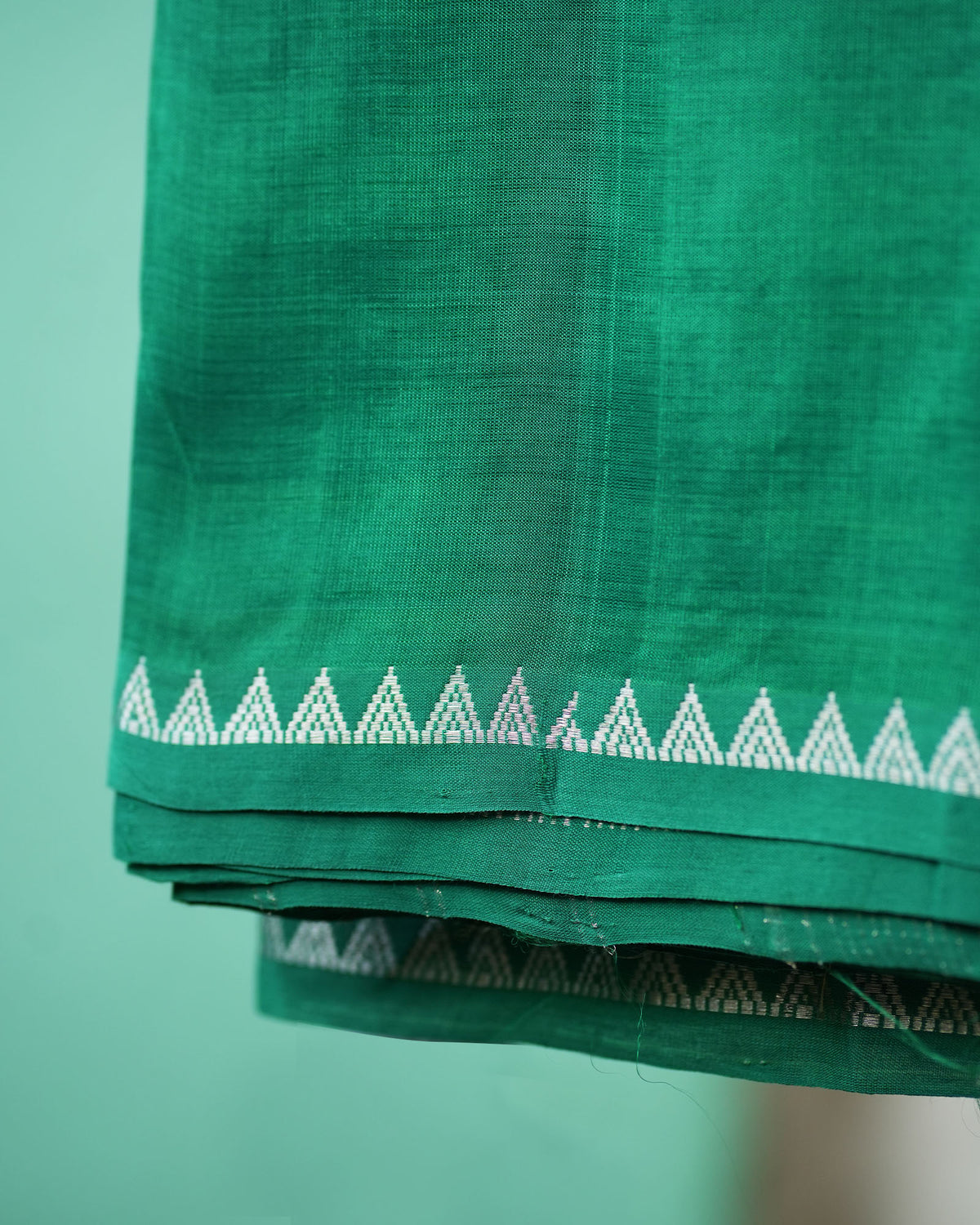 Pure Mangalgiri Pattu With Patch Work