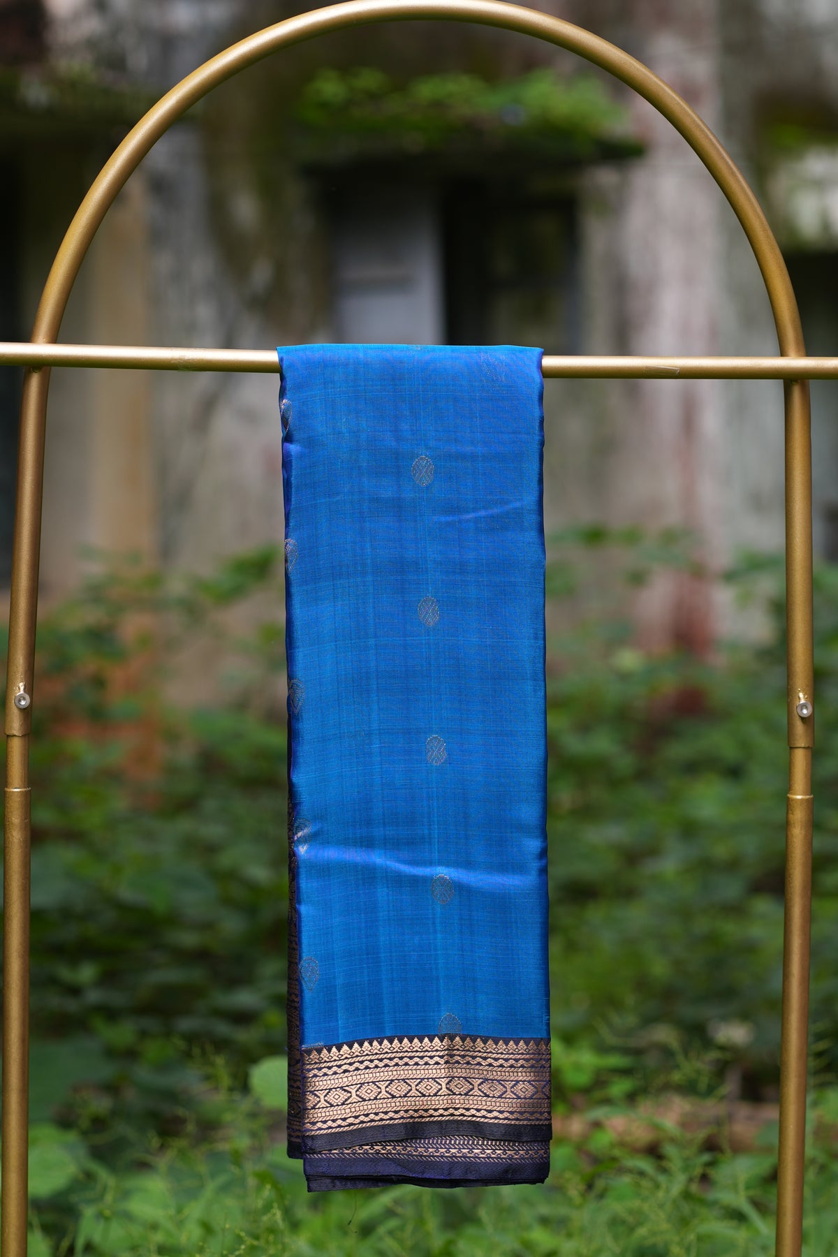 Green Leaf Pattu Saree