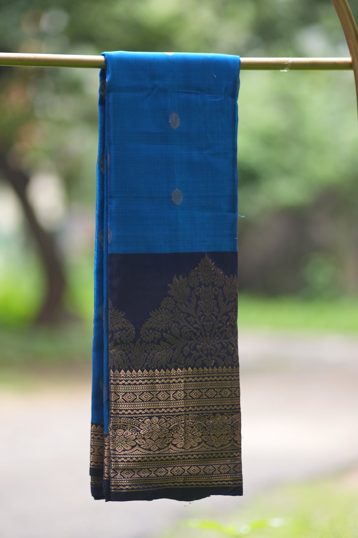 Green Leaf Pattu Saree