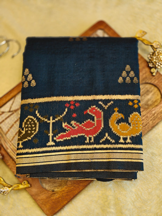 Pure Paithani Viscose Matka Silk