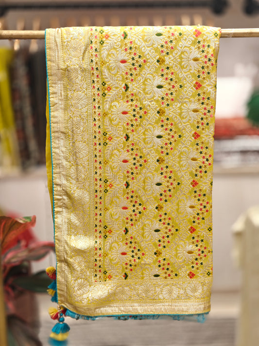 Banaras Georgette Designer Saree