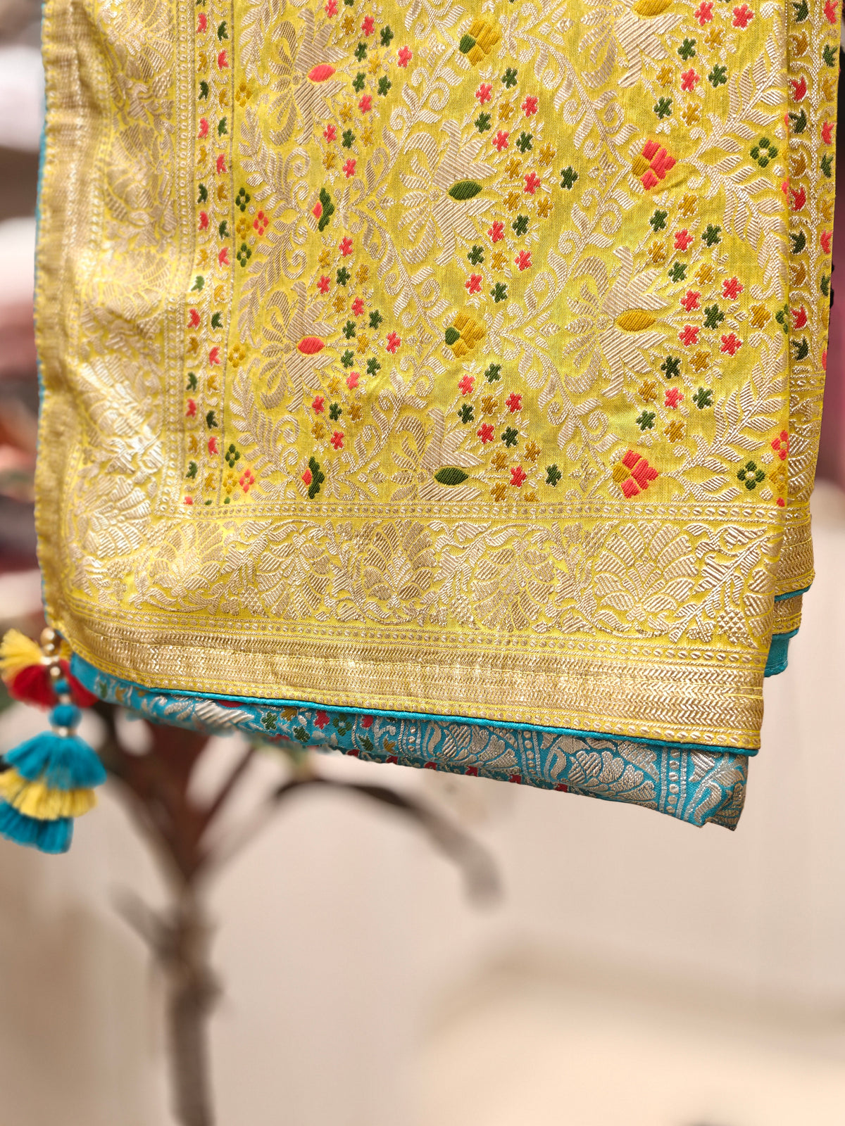 Banaras Georgette Designer Saree
