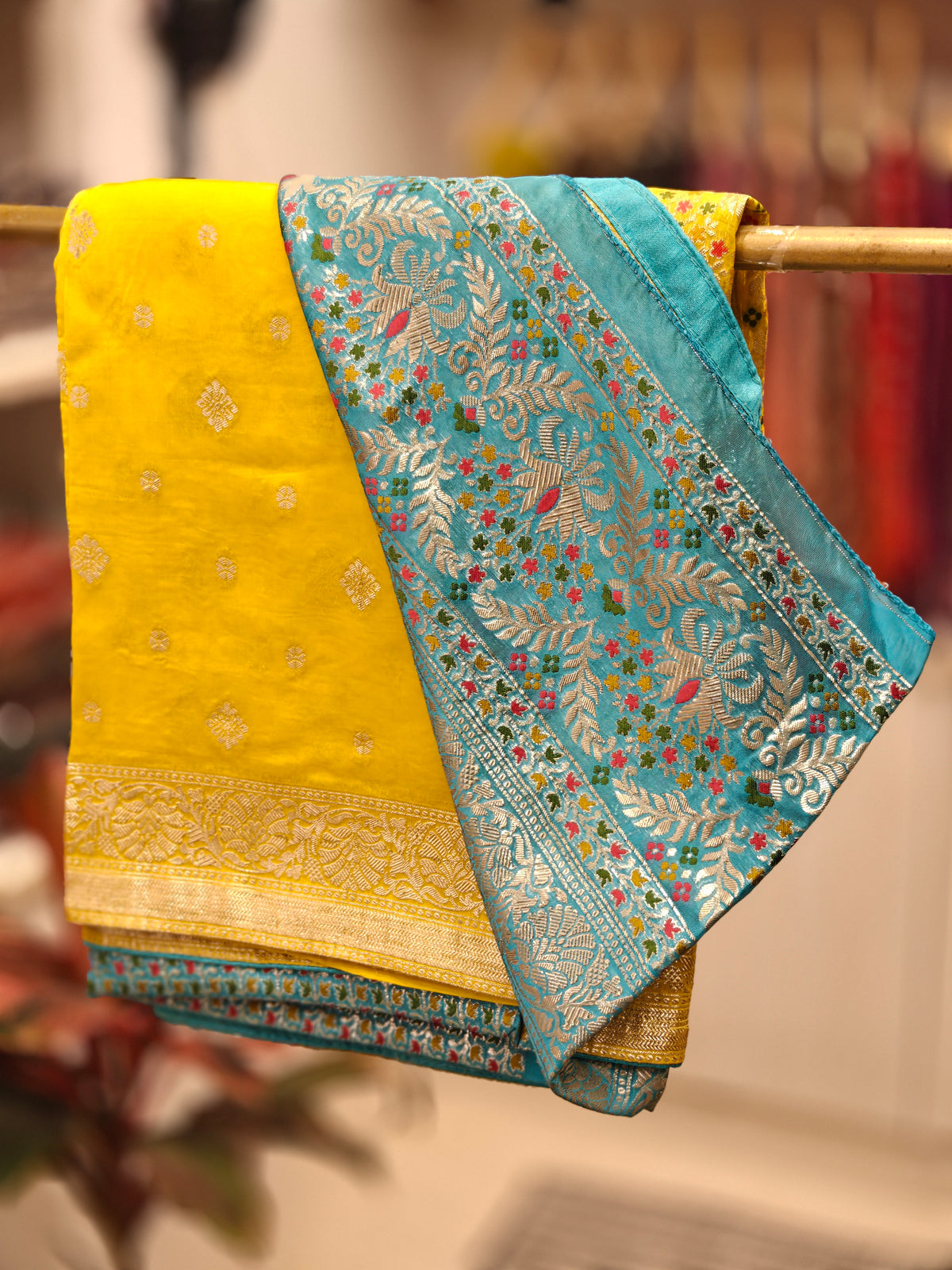Banaras Georgette Designer Saree