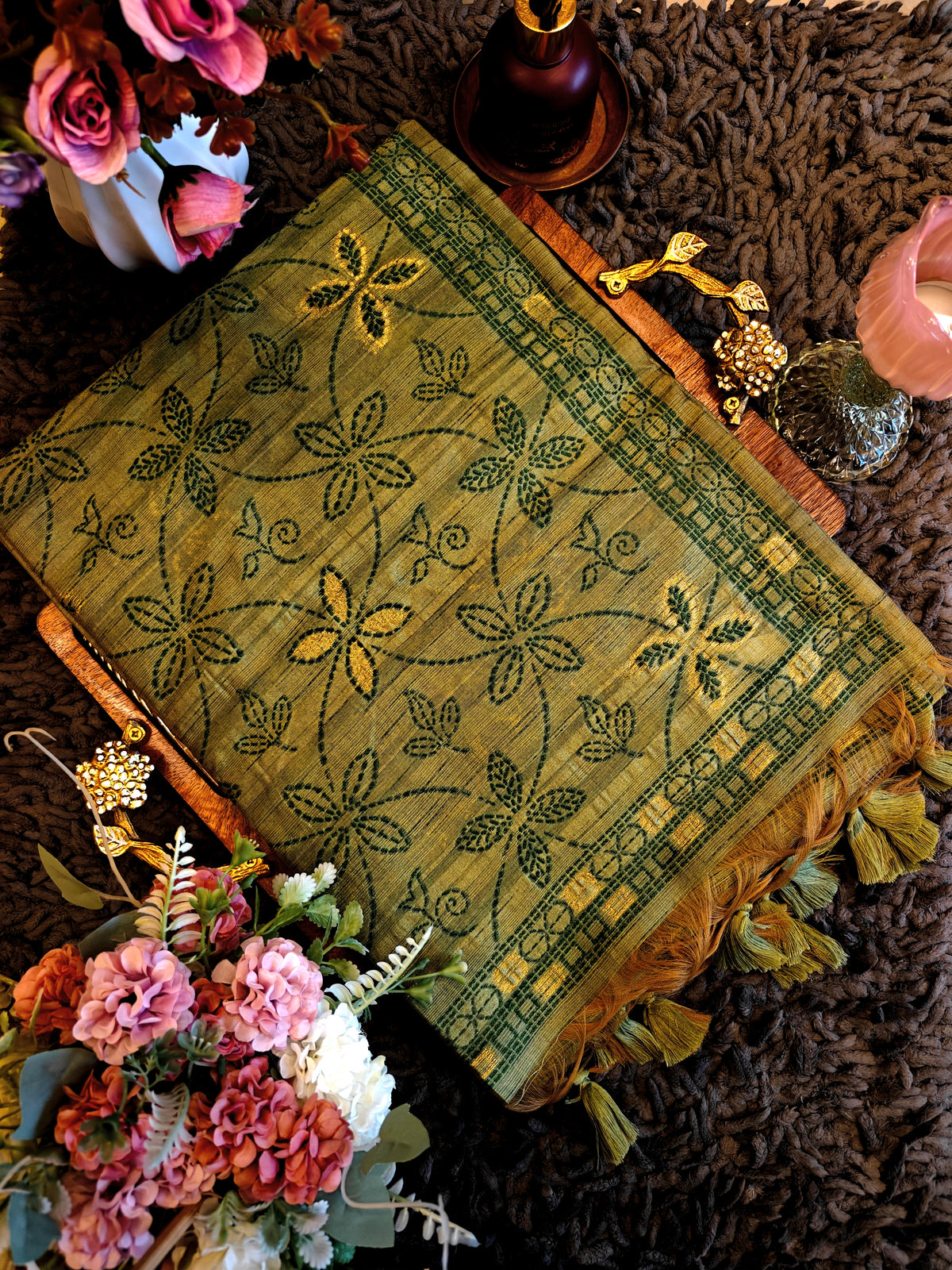 Linen Jamdani