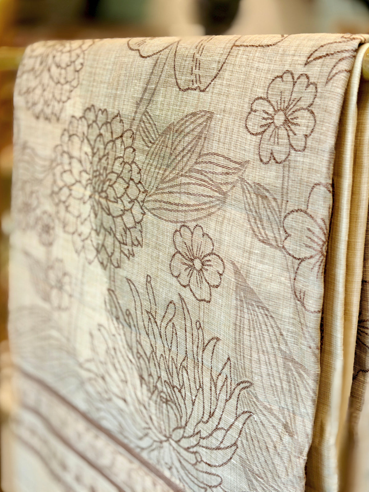 Linen By Cotton Jamdani