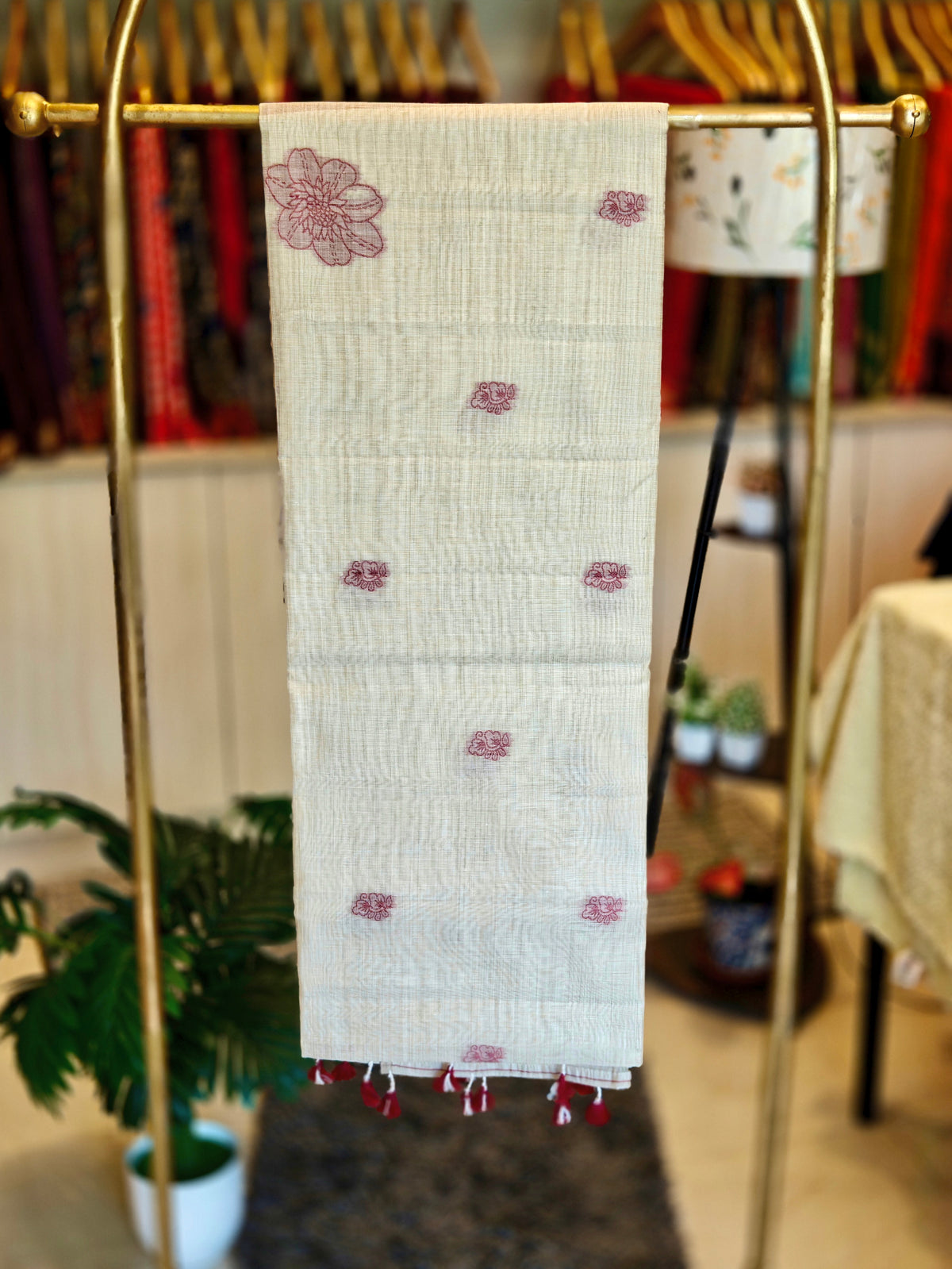 Linen By Cotton Jamdani
