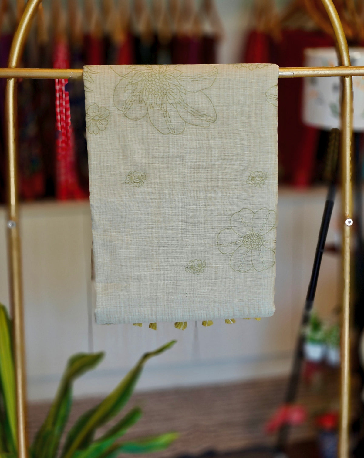 Linen By Cotton Jamdani