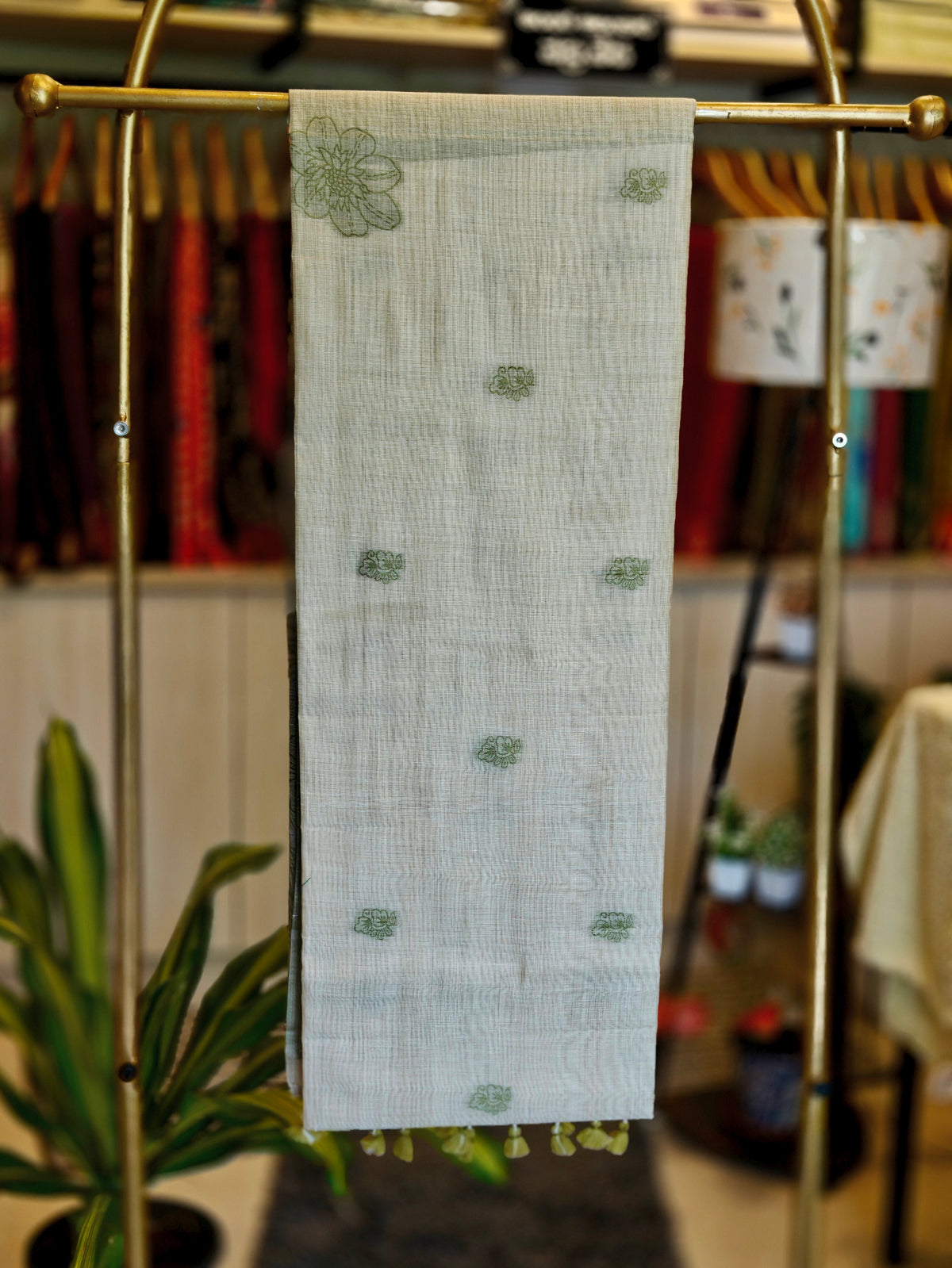 Linen By Cotton Jamdani