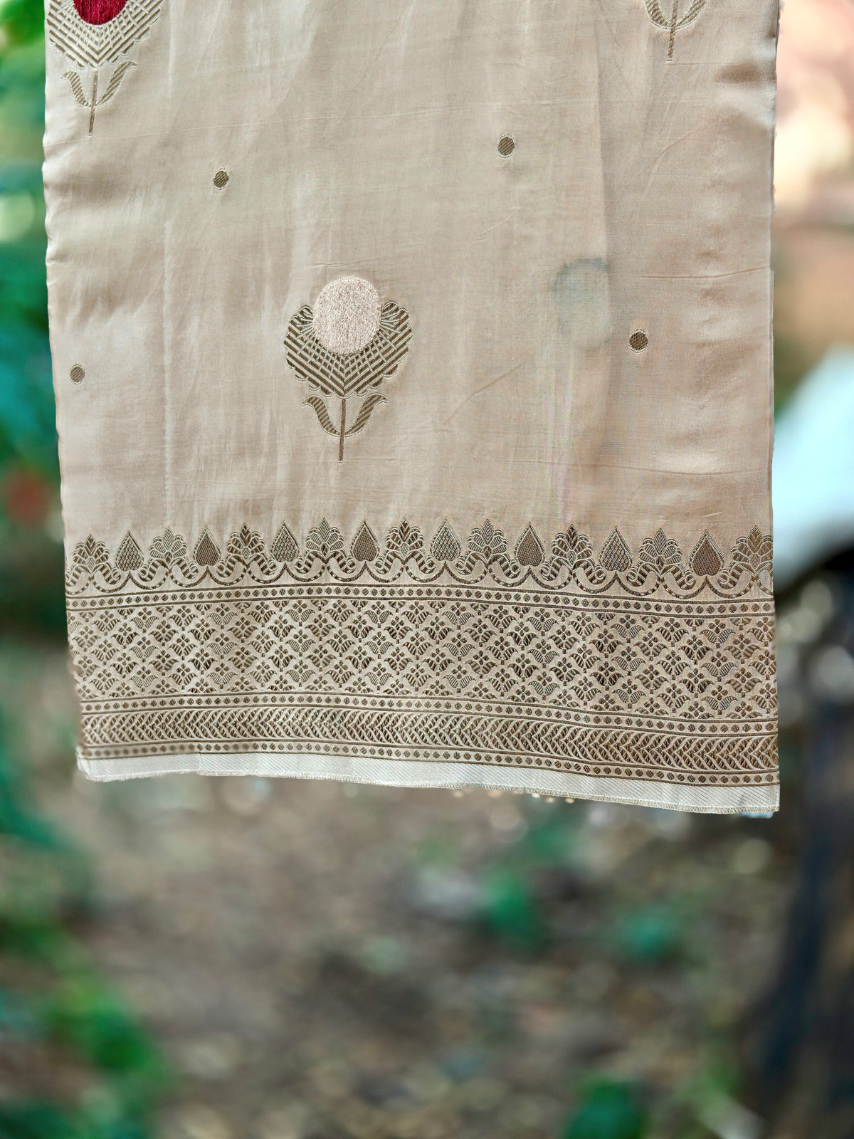 Golden Sand Banarasi Silk Elegance