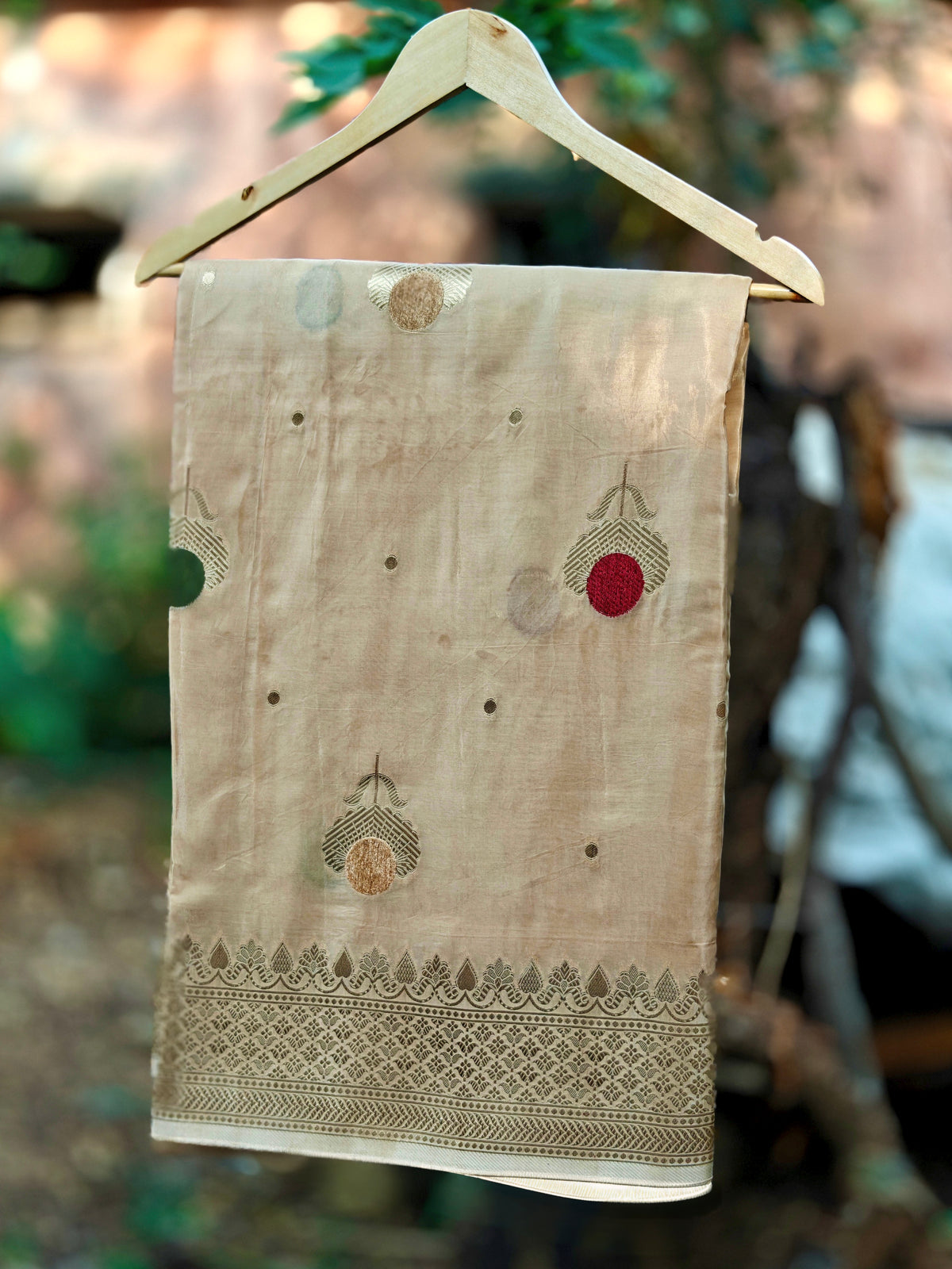 Golden Sand Banarasi Silk Elegance