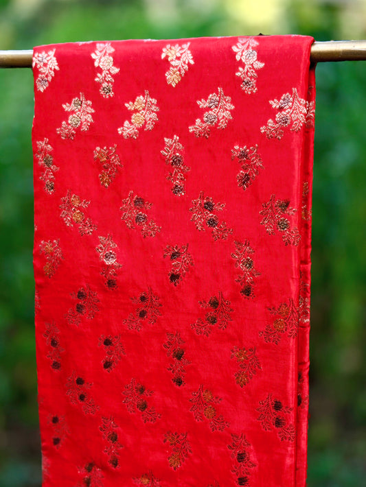Ruby Royale Pure Raw Mango Kadhua Saree